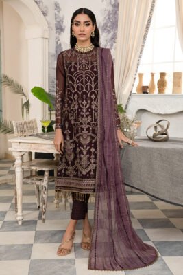 Zarif Afsanah ZAF 08 HASEEN Luxury Embroidered Net 3Pc Collection 2024