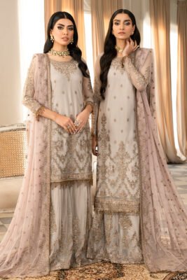 Zarif Afsanah ZAF 03 NEELAM Luxury Embroidered Net 3Pc Collection 2024