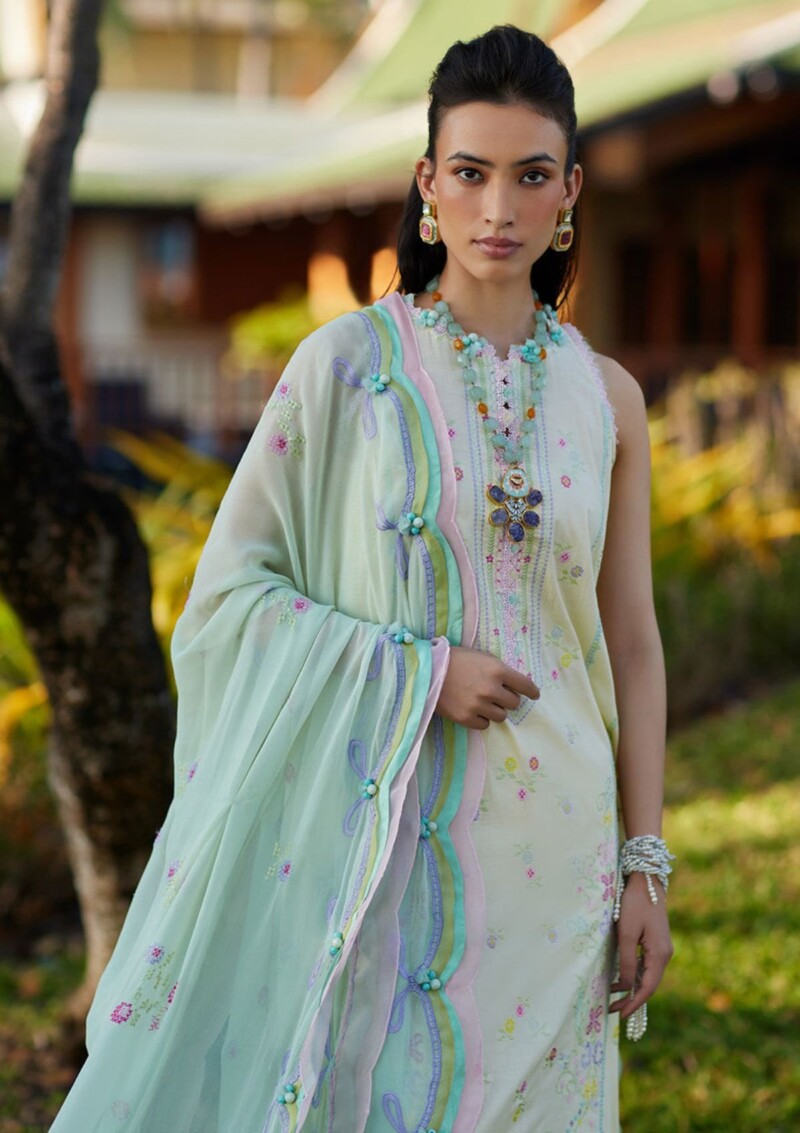 product Farah Talib Aziz Suay Vaia Yellow Fta-12 Lawn Collection 24