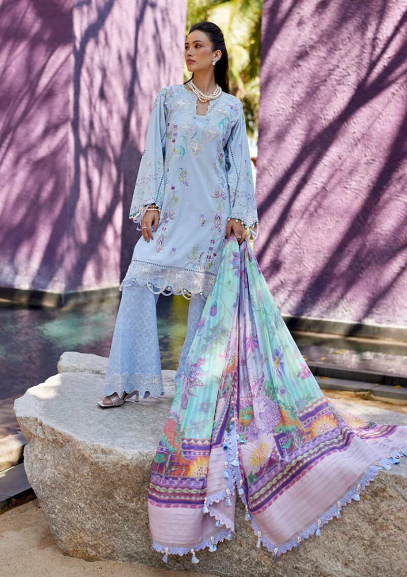 product Farah Talib Aziz Suay Callista Wedgewood Fta-06 Lawn Collection 24