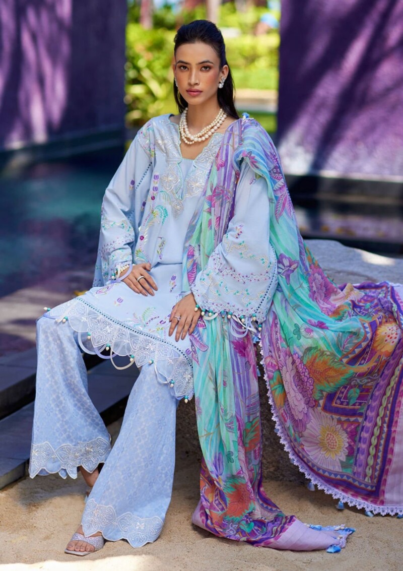 product Farah Talib Aziz Suay Callista Wedgewood Fta-06 Lawn Collection 24