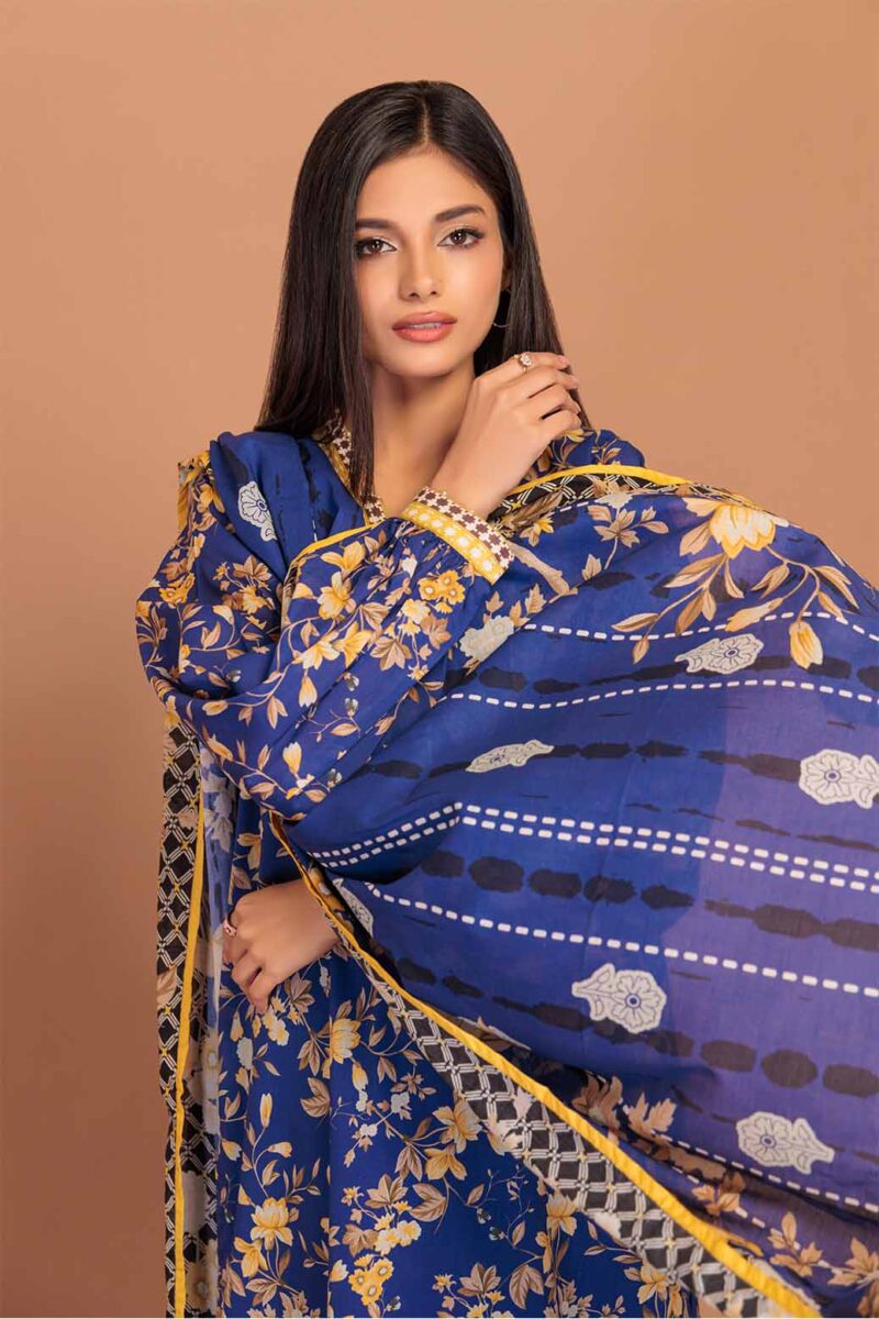 Bonanza Satrangi Moonlit Ocean 3 Pc 1s24p3p412 Summer Collection 24