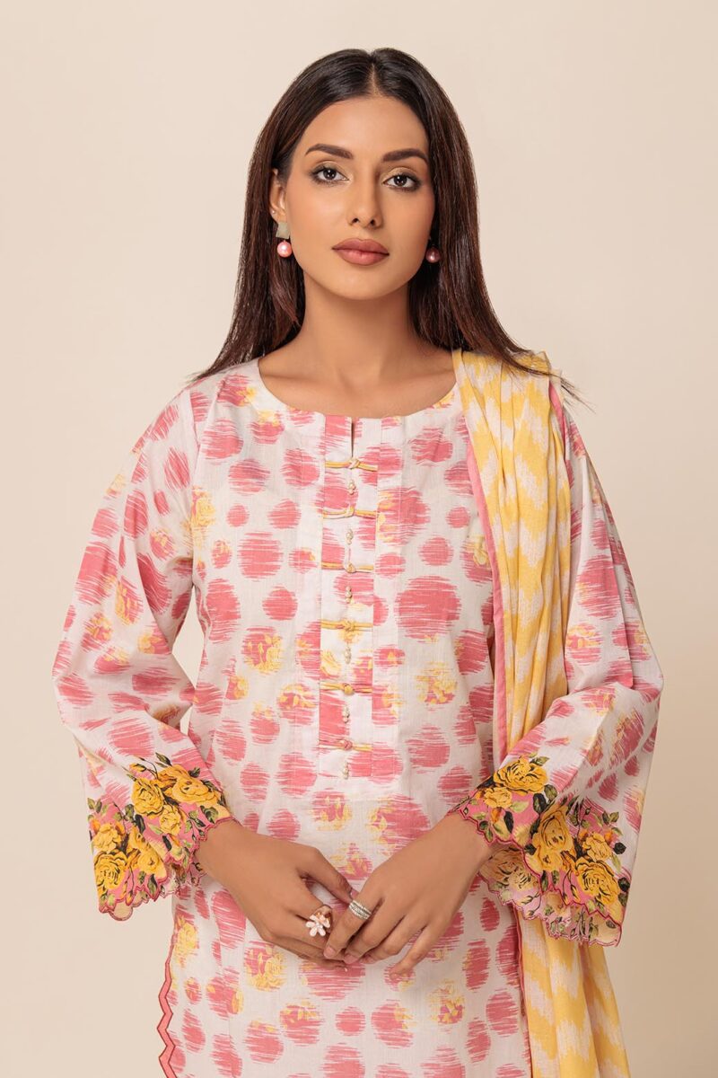 Bonanza Satrangi Desert Flower 3 Pc 1s24p3p019 Summer Collection 24