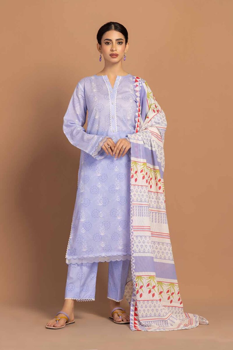 Bonanza Satrangi Deep Harbor 3 Pc 6s24u3p285 Summer Collection 24