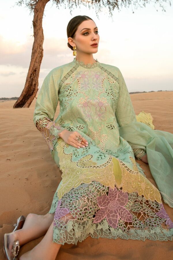 Rang Rasiya Elnaz Embroidered Luxury Lawn 3Pc Suit