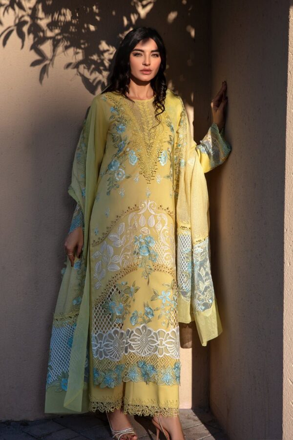 Rang Rasiya Amani Embroidered Luxury Lawn 3Pc Suit