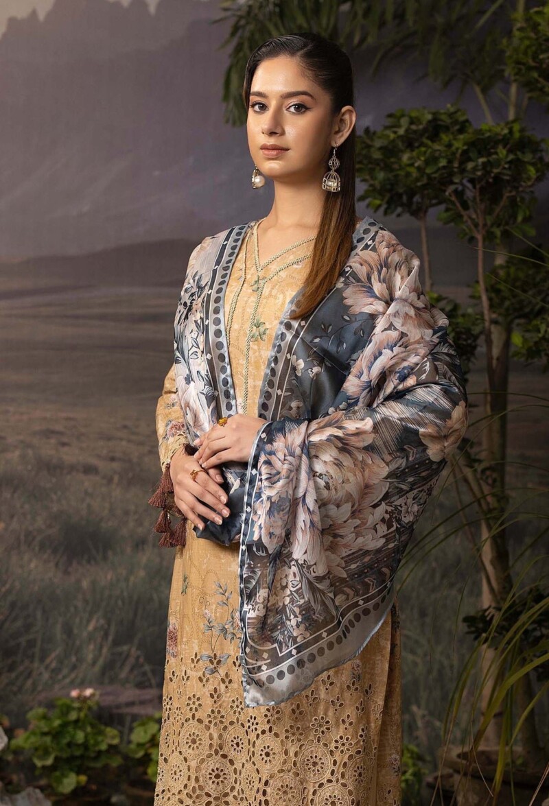 product Adan Libas Digital Printed & Embroidered Lawn 5742 3 Piece Suit Cultural Outfit 2024