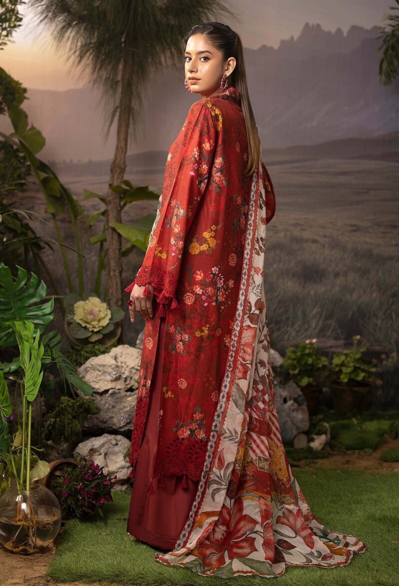 product Adan Libas Digital Printed & Embroidered Lawn 5746 3 Piece Suit Cultural Outfit 2024