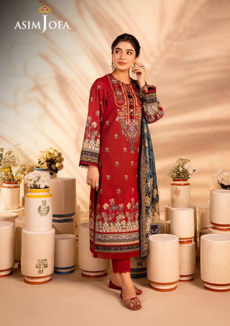 Asim Jofa Ajp24 02 Prints Premium Lawn Collection