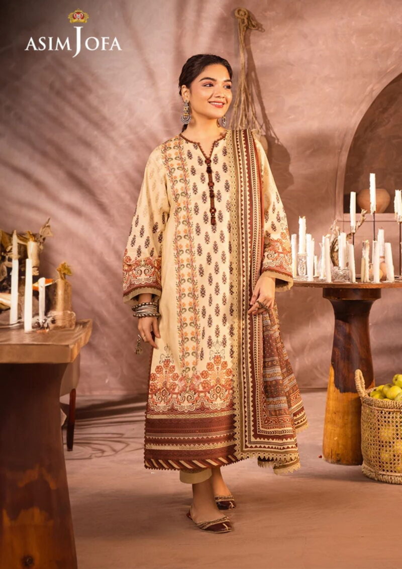 Asim Jofa Ajp24 04 Prints Premium Lawn Collection