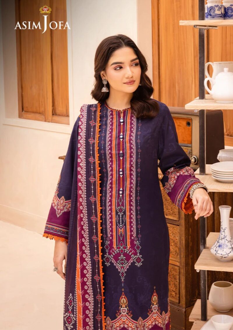 Asim Jofa Ajp24 09 Prints Premium Lawn Collection