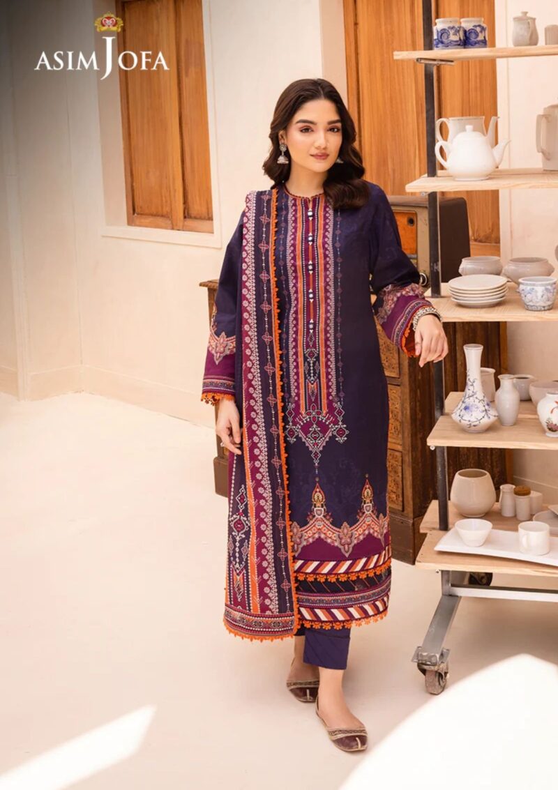 Asim Jofa Ajp24 09 Prints Premium Lawn Collection