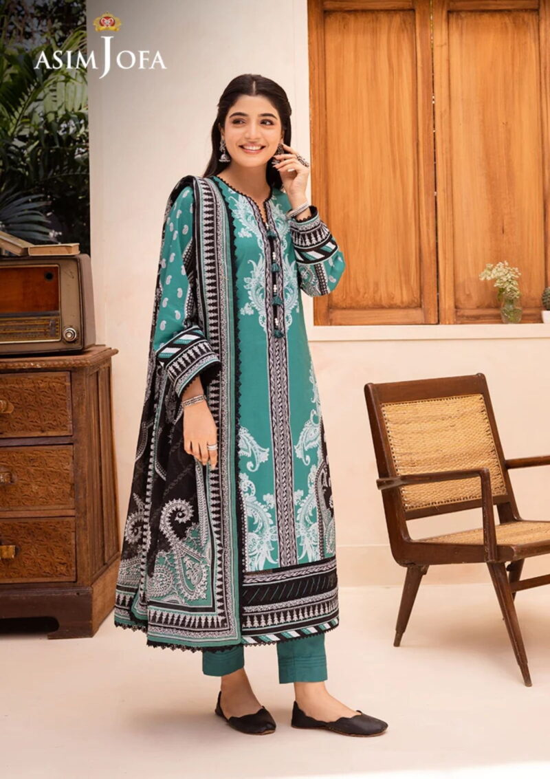 Asim Jofa Ajp24 03 Prints Premium Lawn Collection