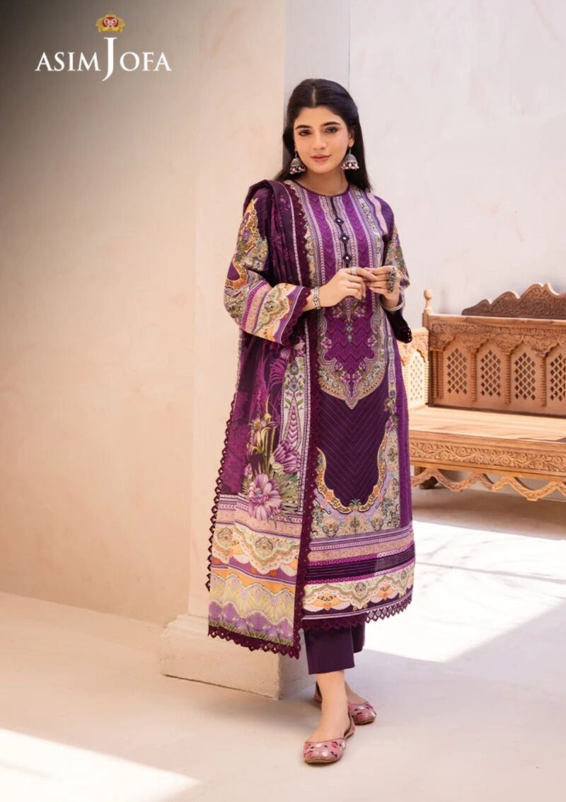 Asim Jofa Ajp24 10 Prints Premium Lawn Collection