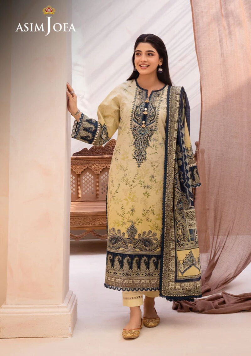 Asim Jofa Ajp24 15 Prints Premium Lawn Collection