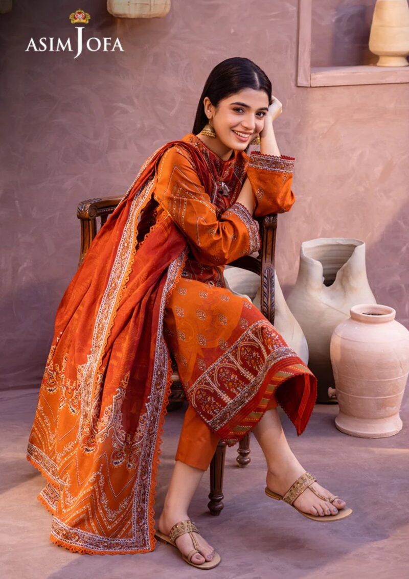 Asim Jofa Ajp24 07 Prints Premium Lawn Collection