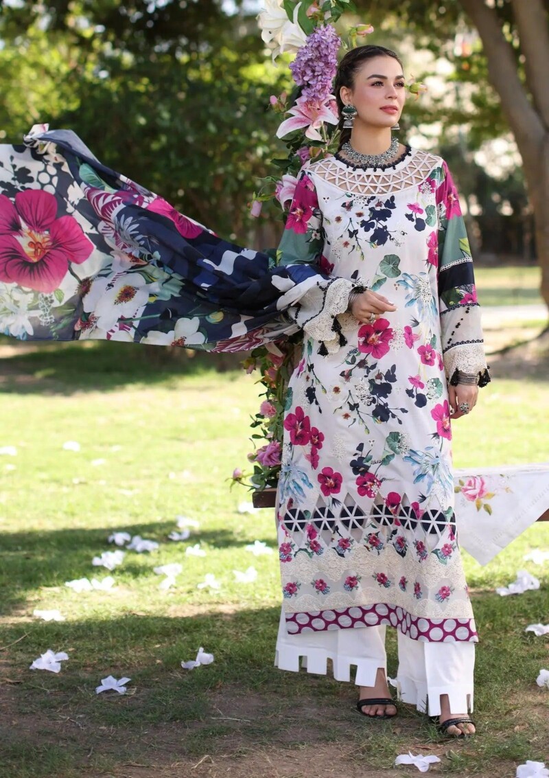 product Elaf Eck-01a Lovelight Print Chikankari 2024