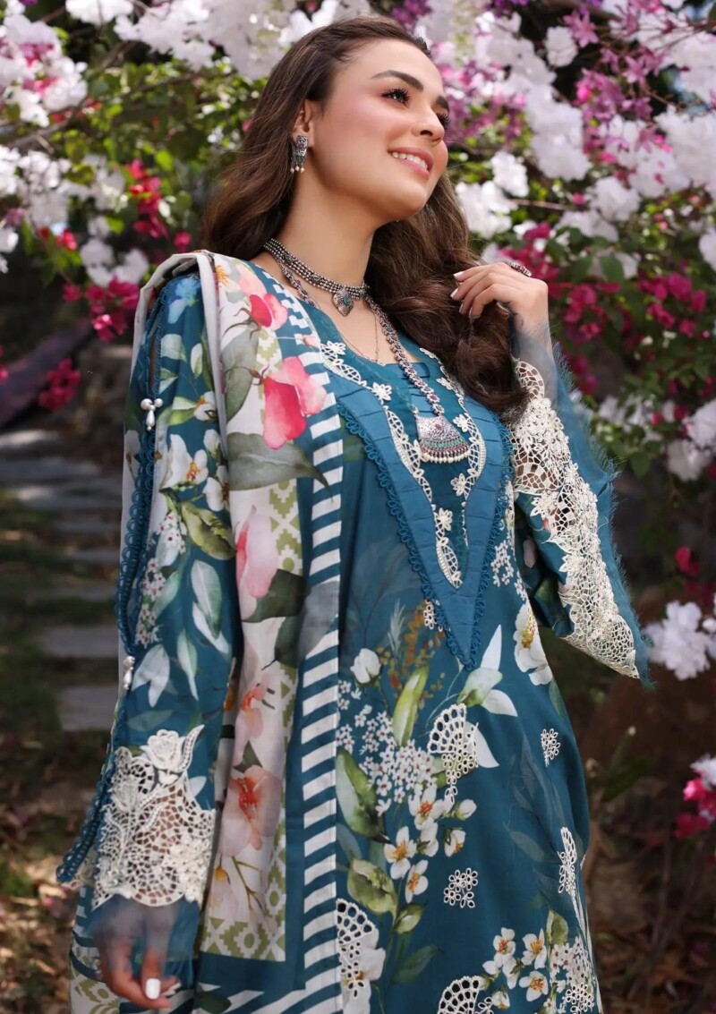 product Elaf Eck-02b Serenita Print Chikankari 2024