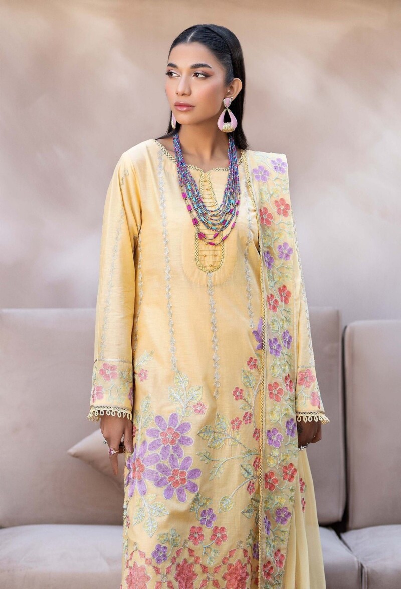 product Adan Libas Embroidered Lawn 5845 3 Piece Suit Cultural Outfit 2024