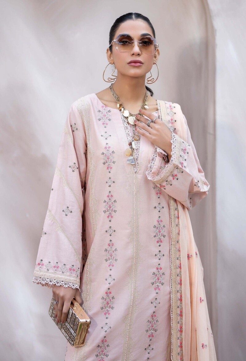 product Adan Libas Embroidered Lawn 5848 3 Piece Suit Cultural Outfit 2024