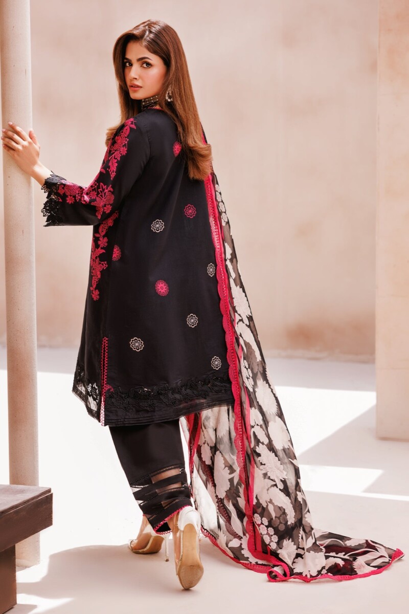 product Charizma 3 Pc Unstitched Printed Lawn Cp4 59 Black Collection 2024