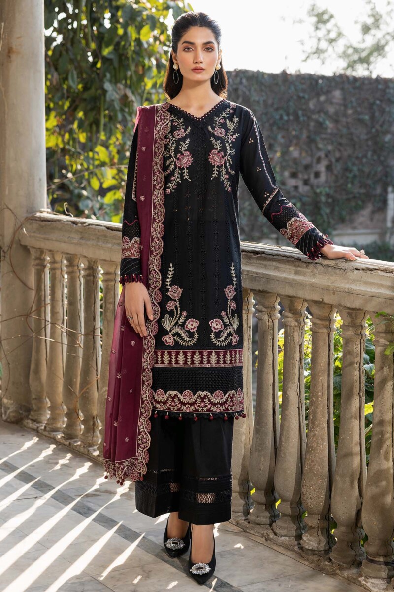 Farasha Twilight Bloom Embroidered Lawn Ss 24