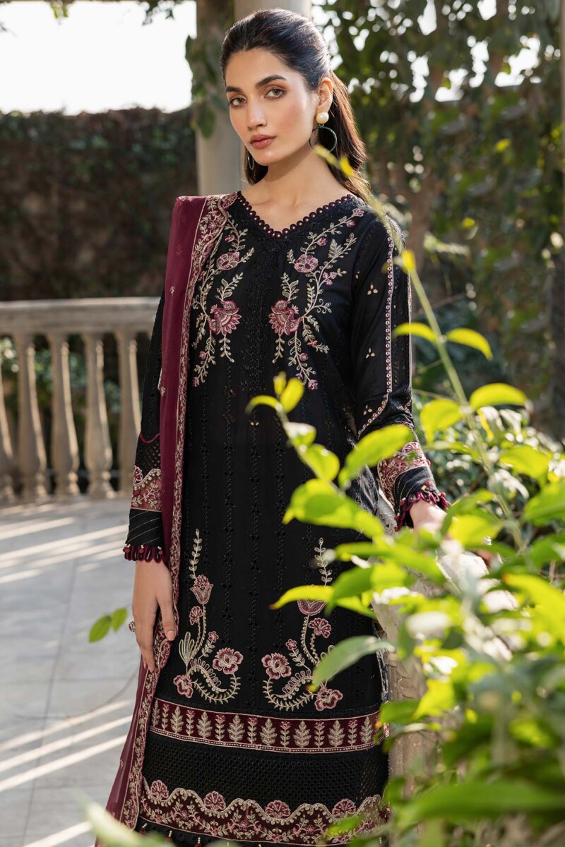 Farasha Twilight Bloom Embroidered Lawn Ss 24