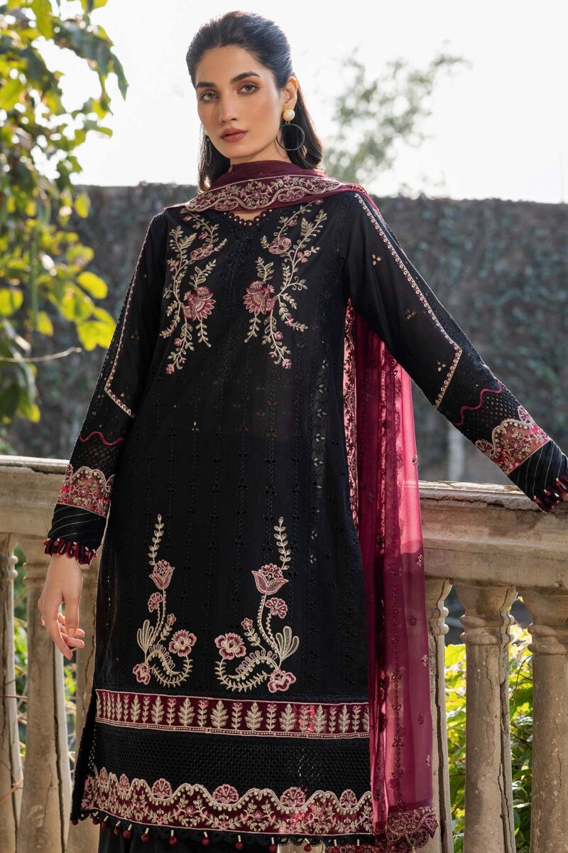 Farasha Twilight Bloom Embroidered Lawn Ss 24