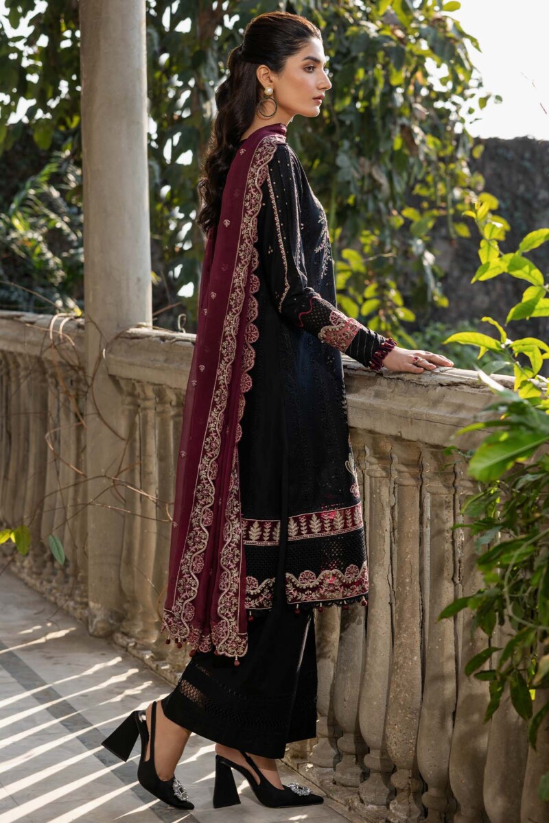 Farasha Twilight Bloom Embroidered Lawn Ss 24