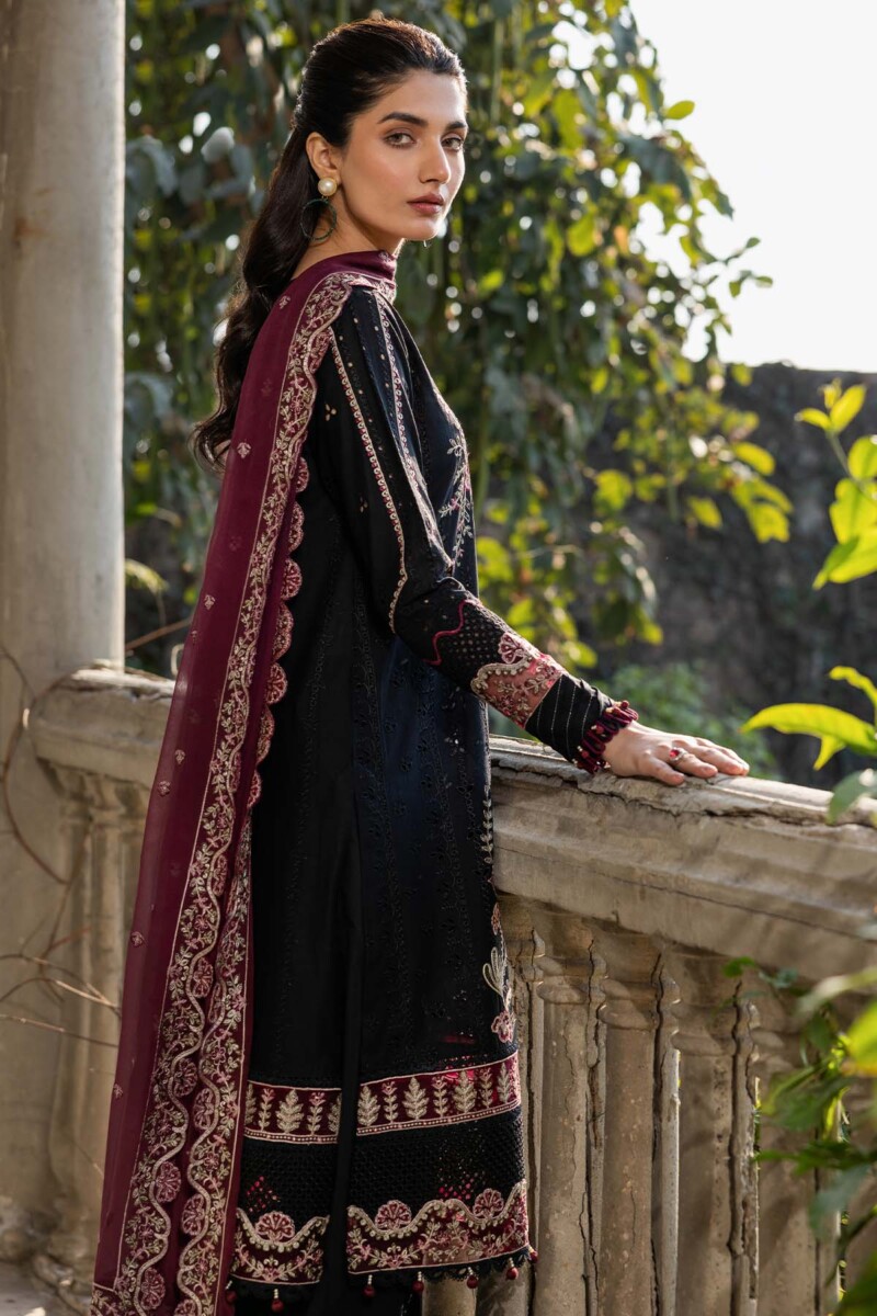 Farasha Twilight Bloom Embroidered Lawn Ss 24