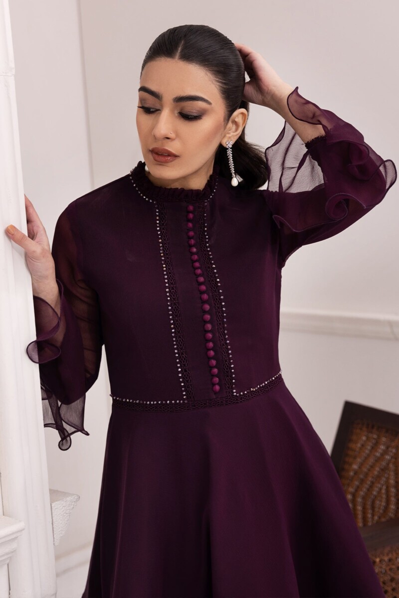 product Alizeh Purple Frock 2 Piece Rtw1001 Ready To Wear