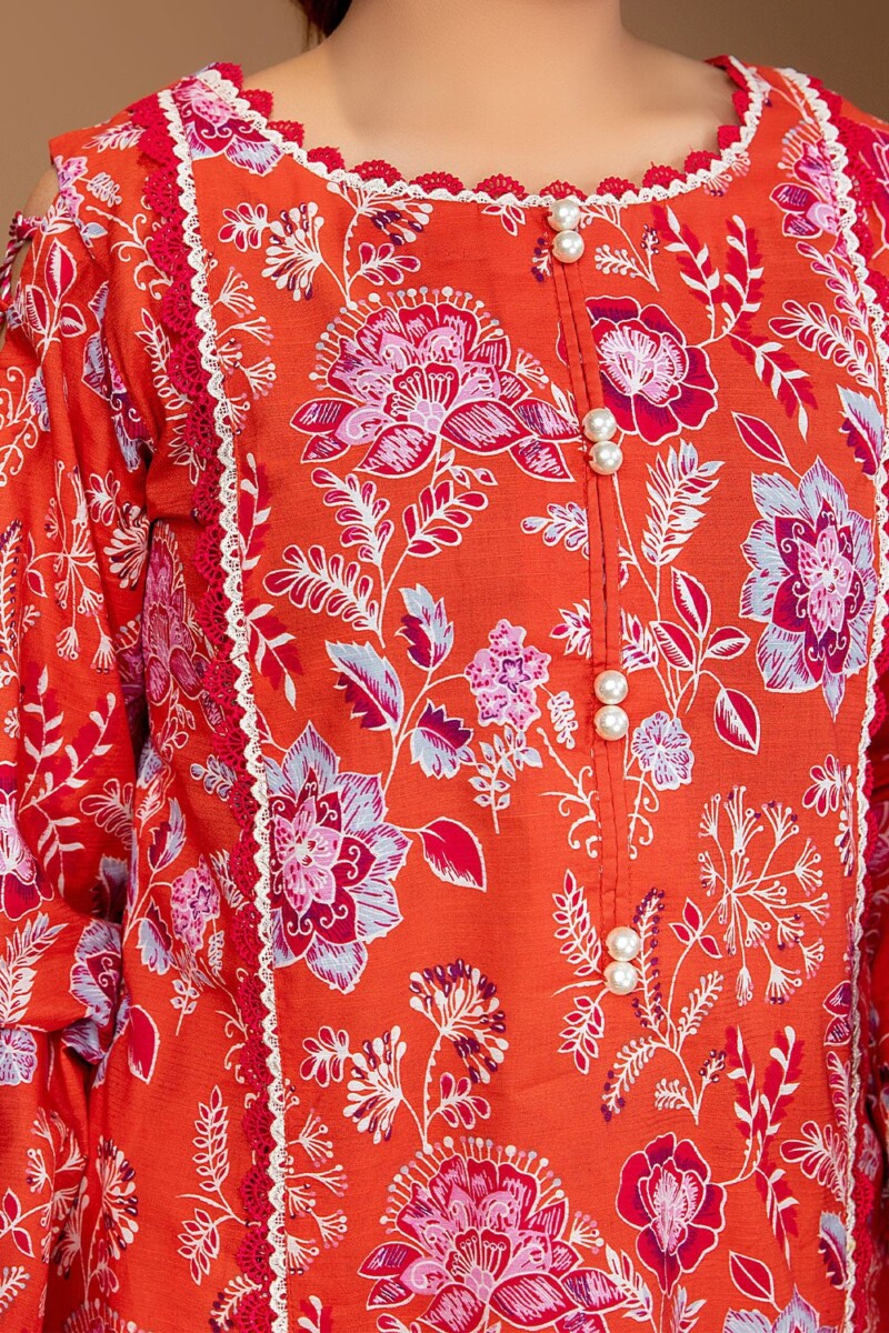 product Safwa Fine Ics-13 Printed Doria Lawn 3pc Suit Collection 2024