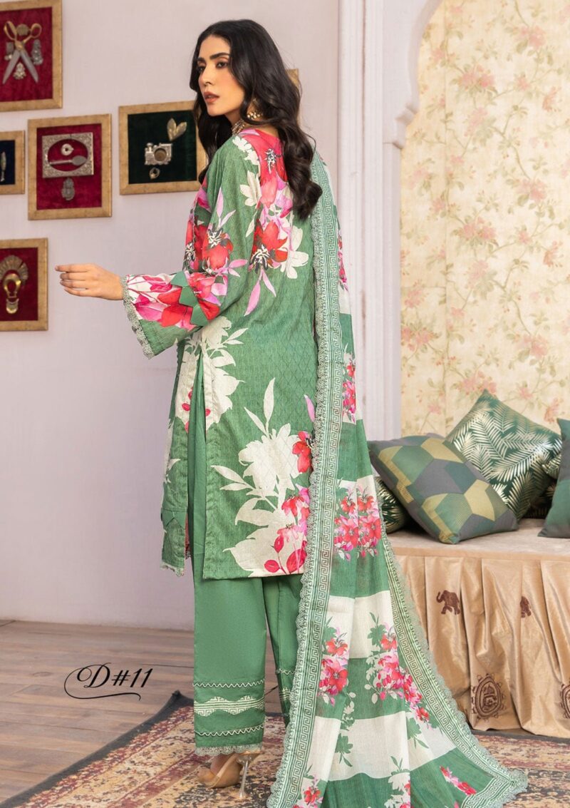 Humdum Rang E Noor Hrn 12 Lawn Collection