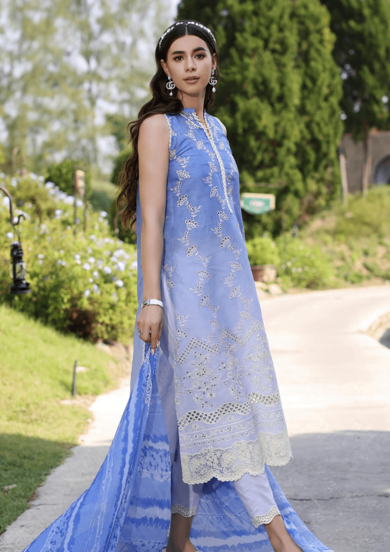 Noor By Saadia Asad Eid Luxe Printkari NL24 08 Lawn Collection 24