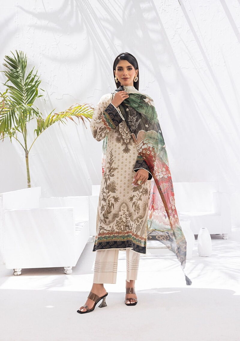 Lakhany Komal Signature Prints LG MM 105 Lawn Collection 24