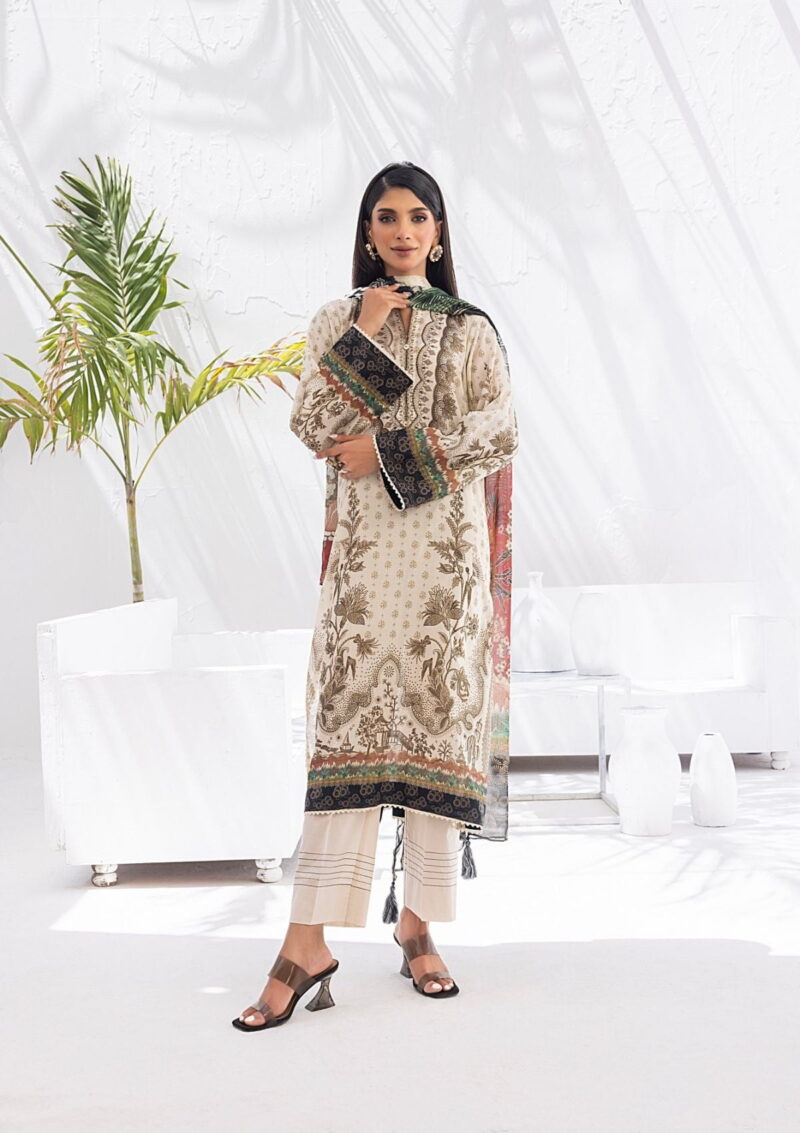 Lakhany Komal Signature Prints LG MM 105 Lawn Collection 24