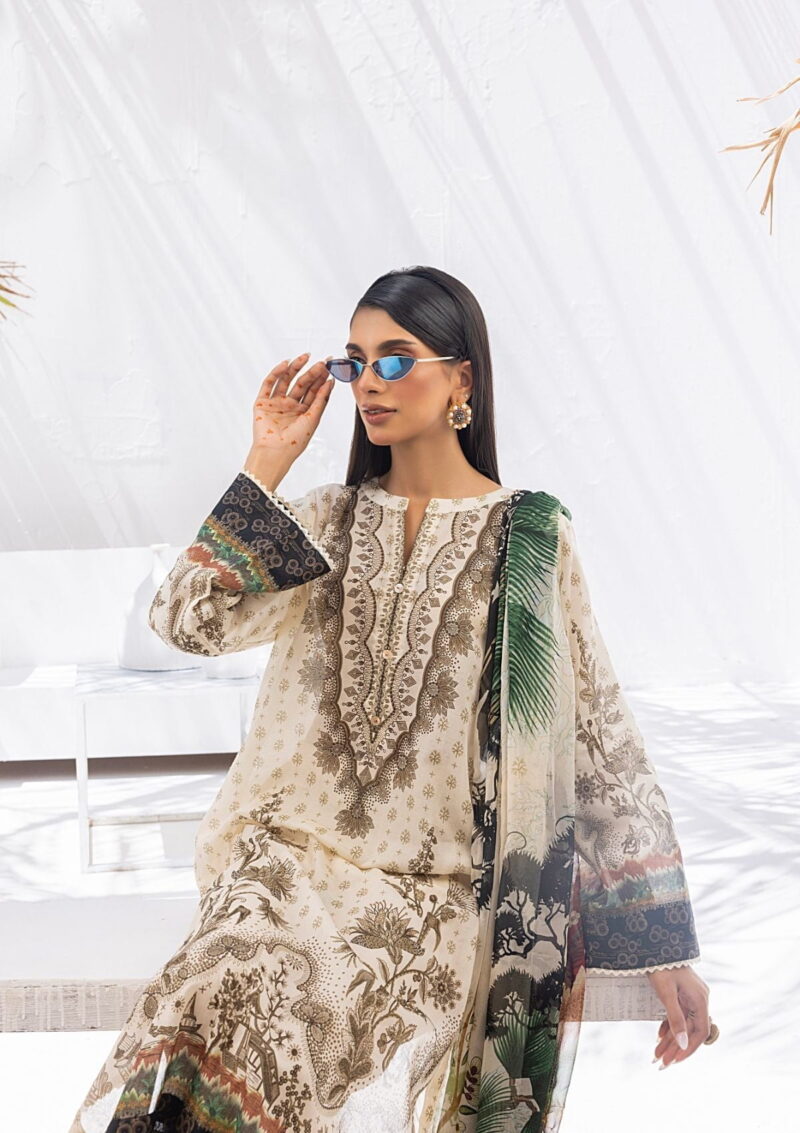 Lakhany Komal Signature Prints LG MM 105 Lawn Collection 24