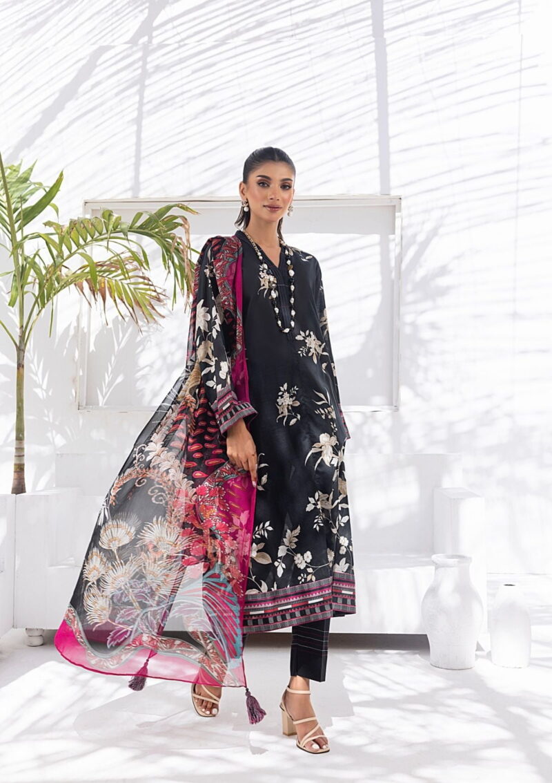 Lakhany Komal Signature Prints LG MM 107 Lawn Collection 24