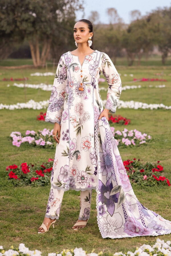 Alizeh Af-Pl-6024-Tuberose Sheen Printed Lawn Collection 2024