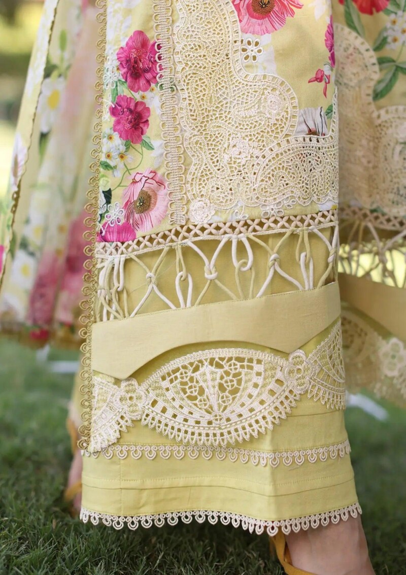 product Elaf Eck-06a Sunshine Bouquet Print Chikankari 2024