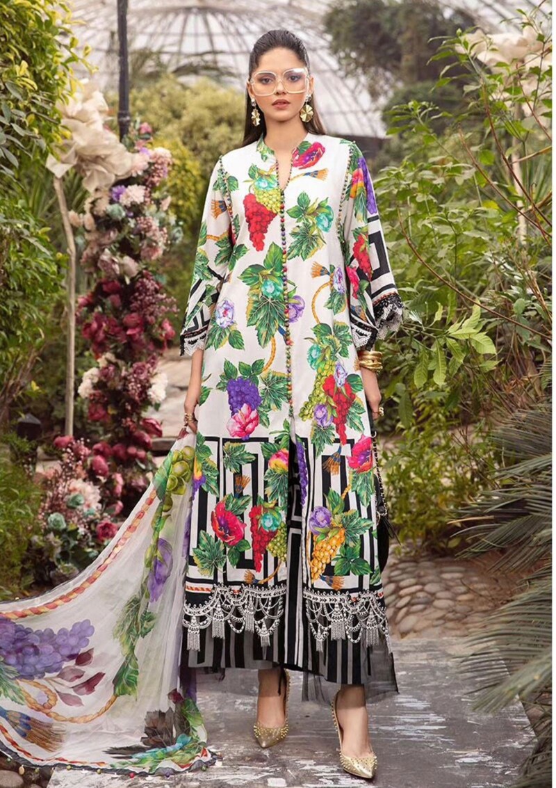 product Maria B M Prints Mm24-8 A Lawn Collection 24