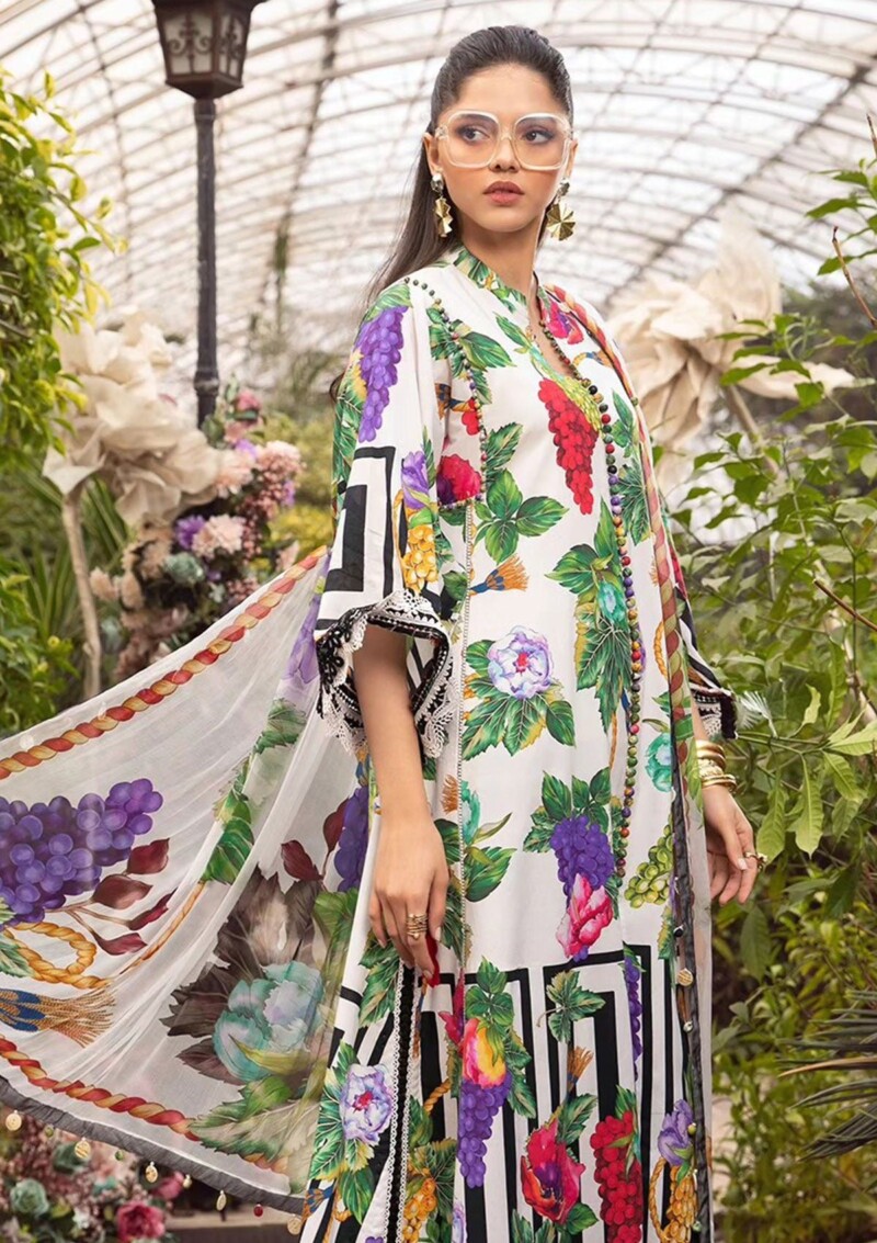 product Maria B M Prints Mm24-8 A Lawn Collection 24