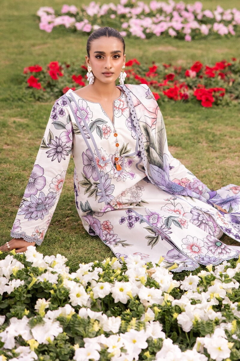 Alizeh Af-Pl-6024-Tuberose Sheen Printed Lawn Collection 2024