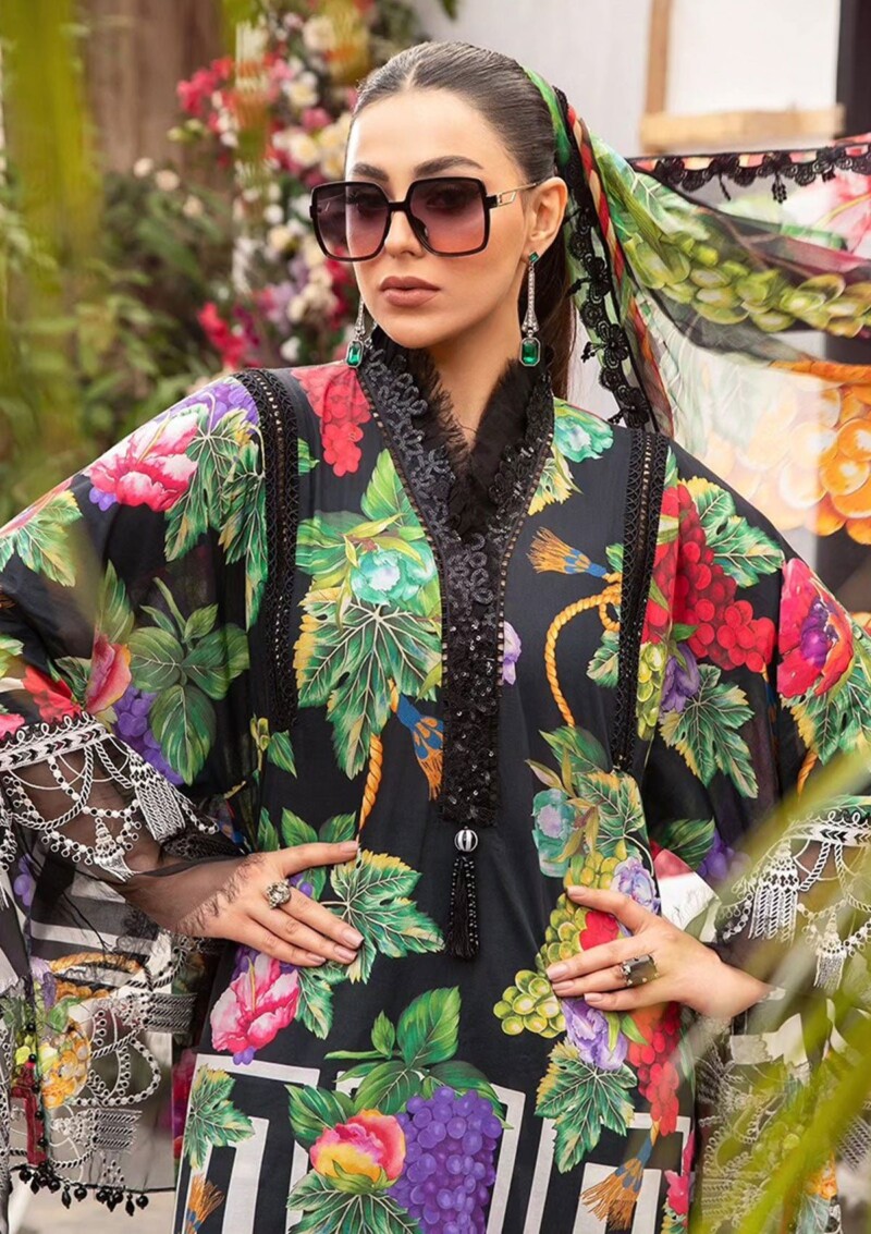 product Maria B M Prints Mm24-8 B Lawn Collection 24