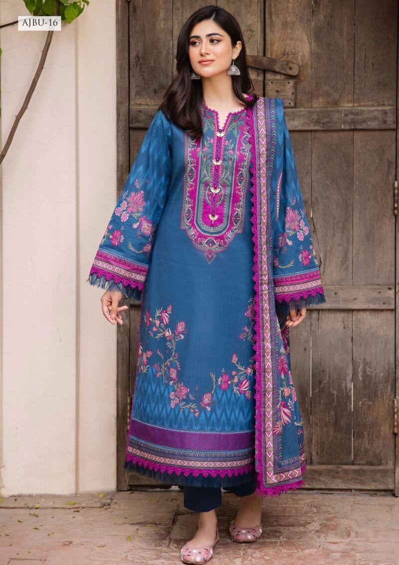 Asim Jofa Jp24 16 Prints Vol 2 Premium Lawn Collection