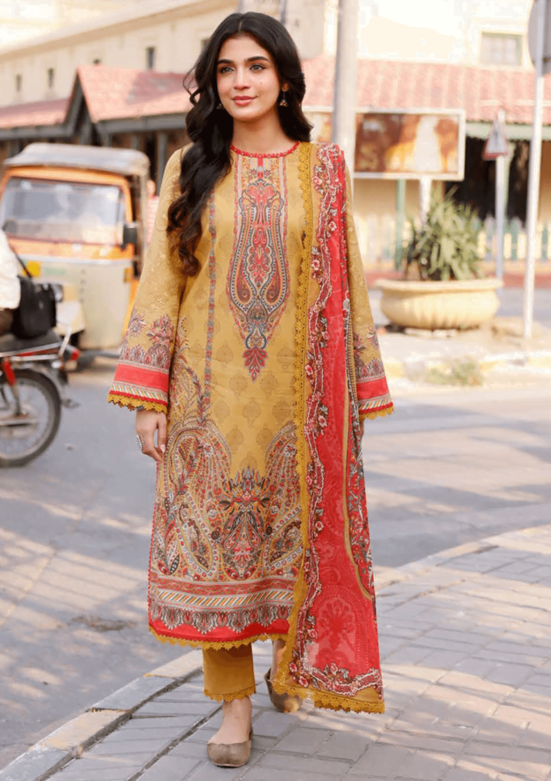 Asim Jofa Basic Prints 24 Ajbb 08 Lawn Collection