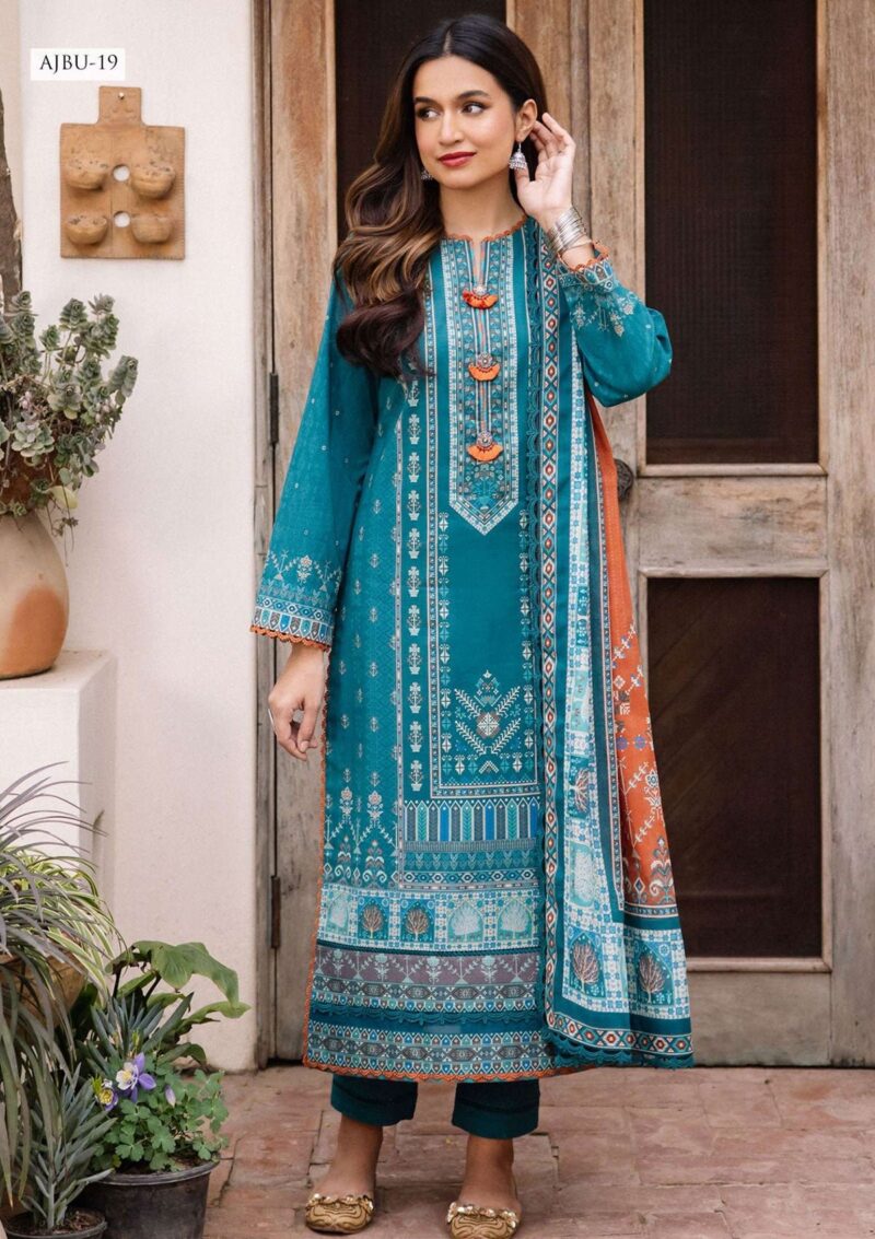 Asim Jofa Jp24 19 Prints Vol 2 Premium Lawn Collection