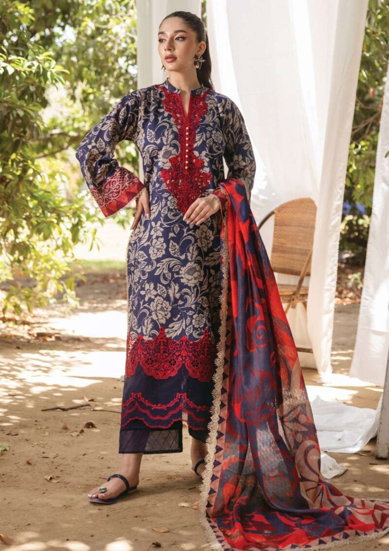 Zainab Chottani Zct24 7a Tahra Lawn Collection 2024