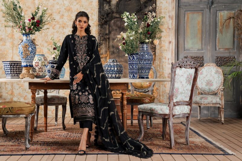 Ethnic Embroidered Suit E0437 203 901 Rozana Unstitched Collection 24 Vol Iii