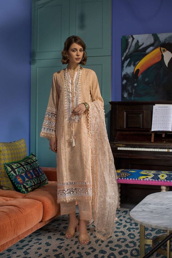Sobia Nazir Embroidered Lawn Design 1B 3 Piece Suit Cultural Outfit 2024